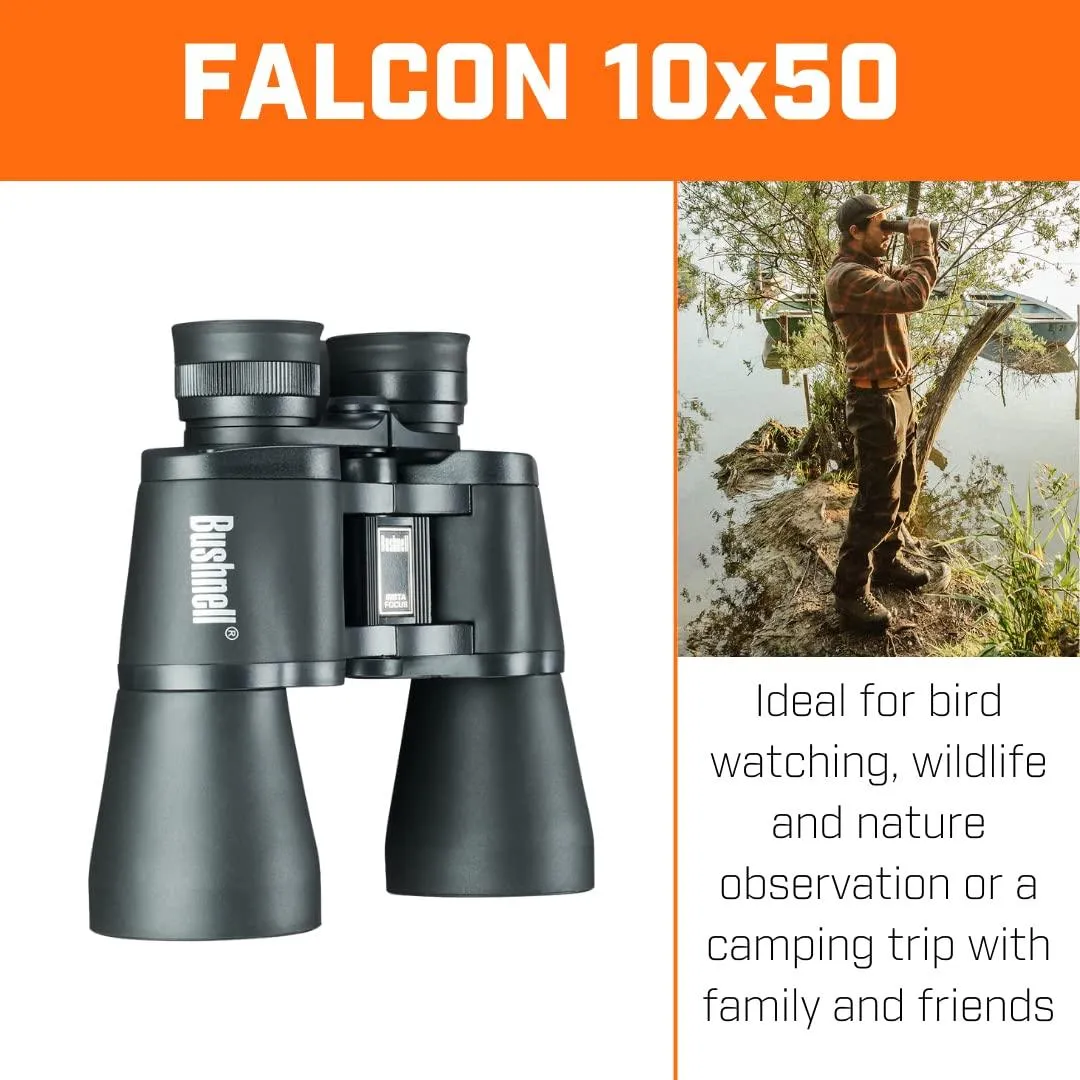 Bushnell Falcon 10x50 Wide Angle Binoculars.