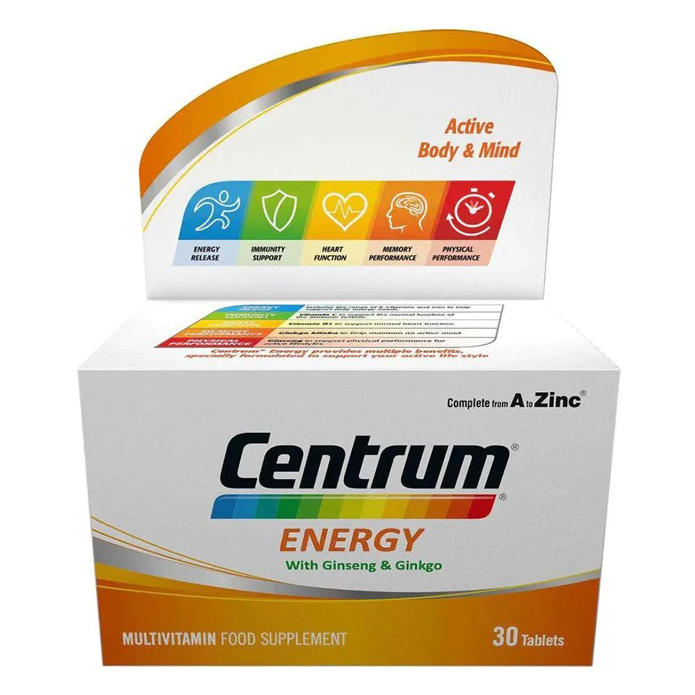 Centrum Energy Multivitamin 30's