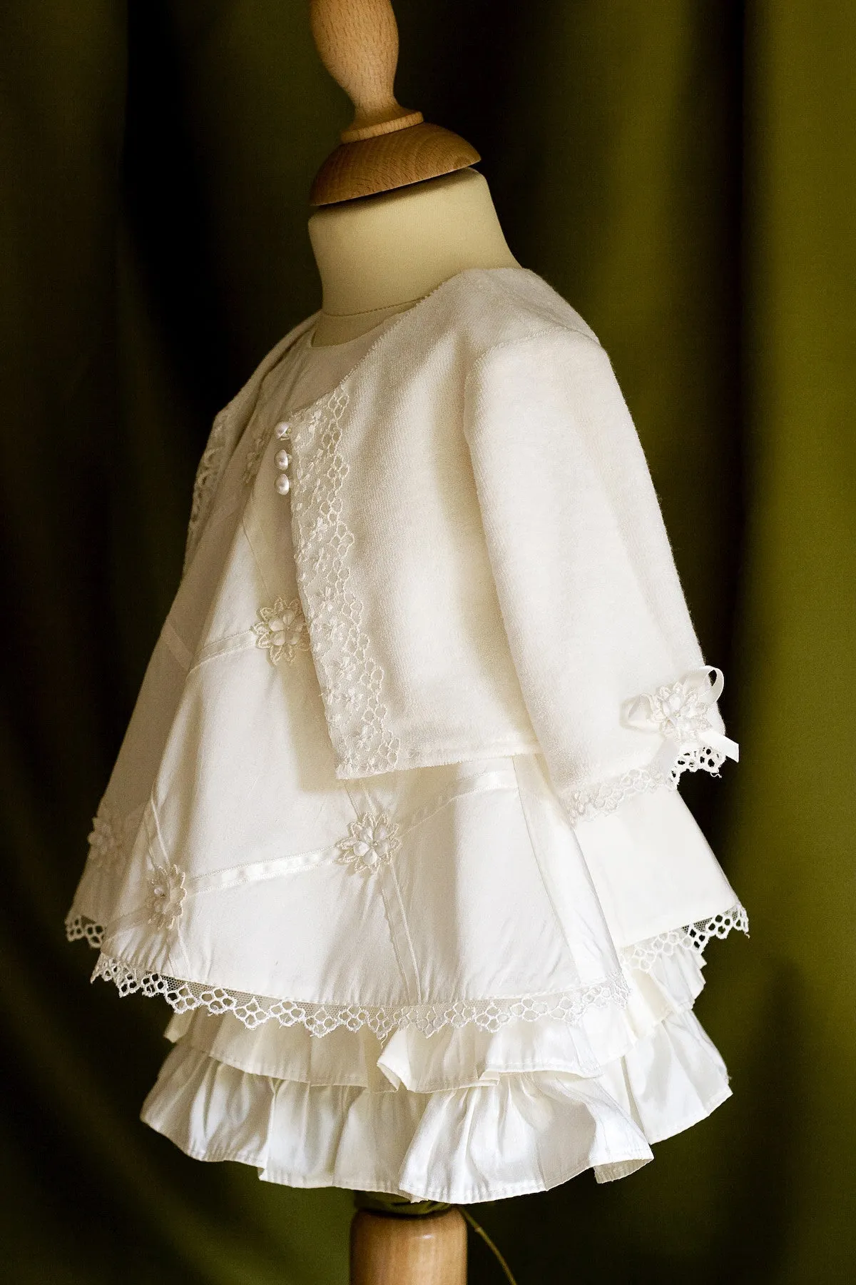 Christening Dress and Cardigan Set 'Angel'