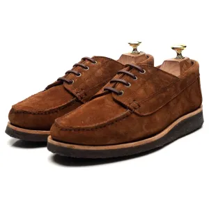 'Country Ranger' Brown Suede Moc Toe Derby UK 7 EU 41