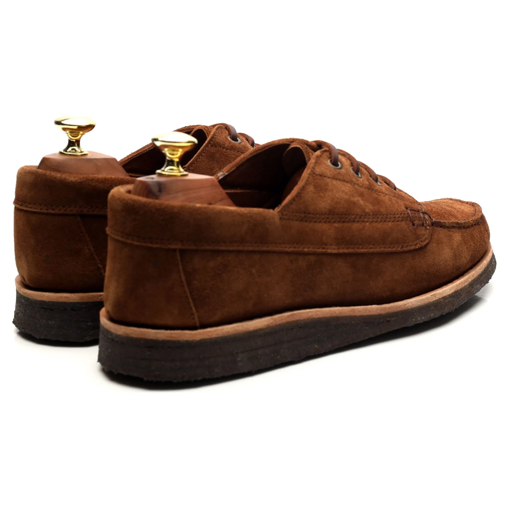 'Country Ranger' Brown Suede Moc Toe Derby UK 7 EU 41