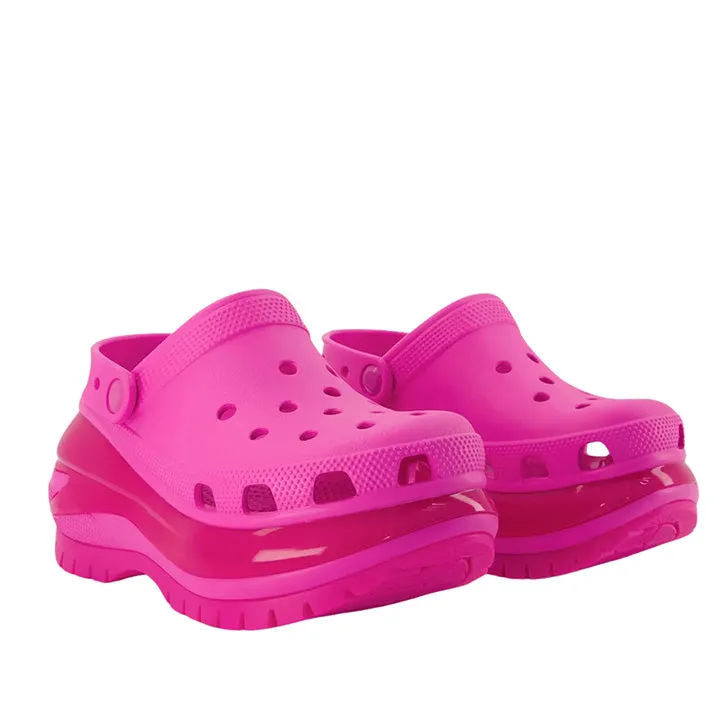 CROCS MEGA CRUSH PINK CLOGS