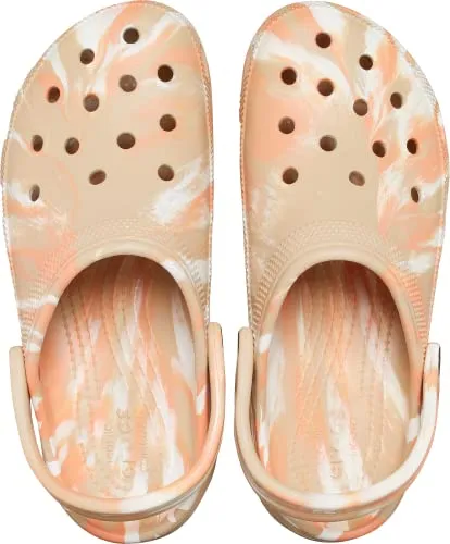 Crocs Women Chai/Multi Classic Clogs 207176-2ZM-W10