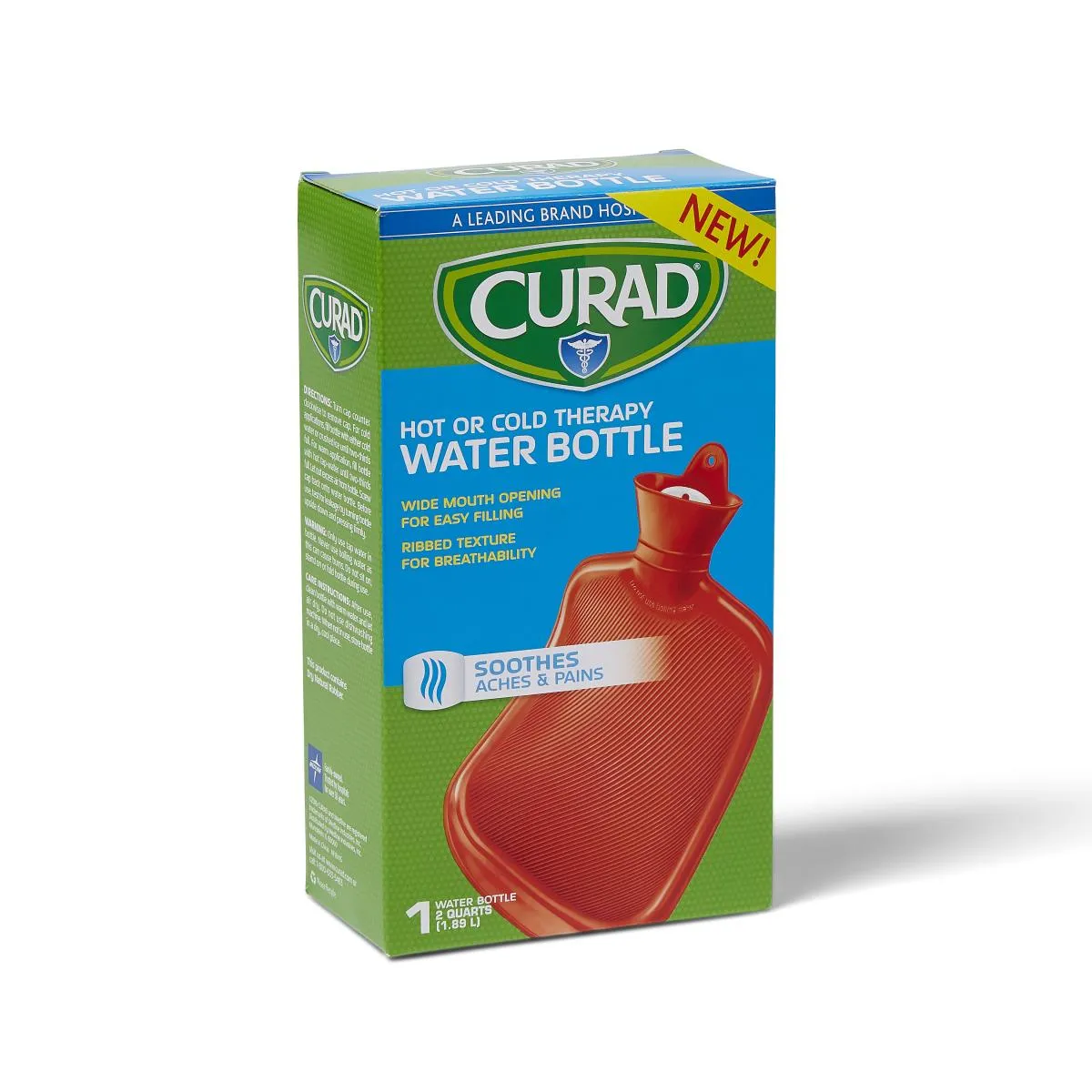 CURAD Hot or Cold Therapy Water Bottle