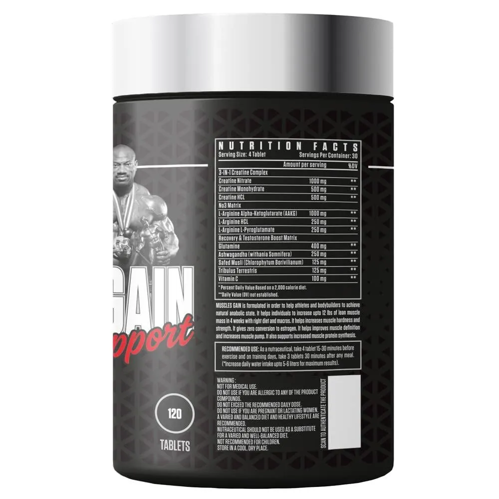 Dexter Jackson Black Series Muscle Gain Support