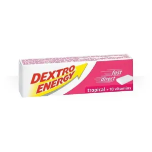 Dextro Energy Glucose Tablets Tropical 14 x 47g x 12 Packs Sports, Energy