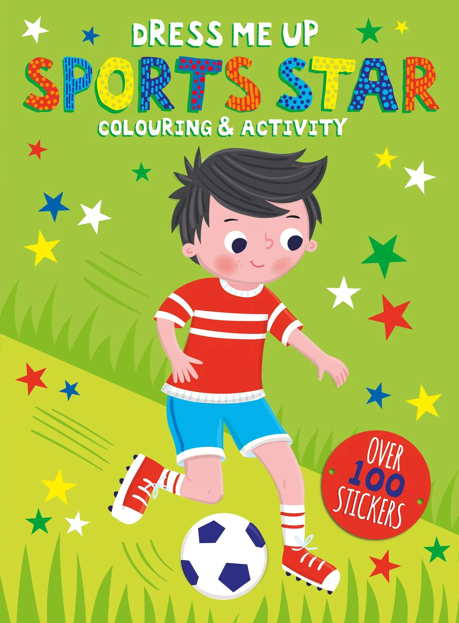 Dress Me Up Colouring and Activity Book- Sports Star