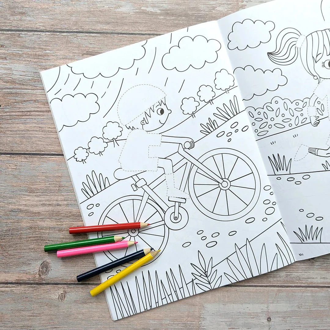 Dress Me Up Colouring and Activity Book- Sports Star