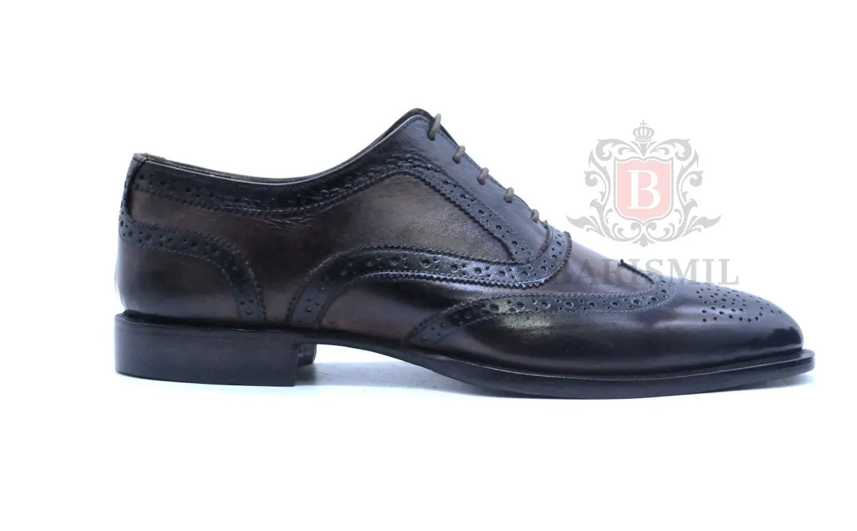 Dublin III - Two-tone Wingtip Oxfords