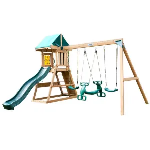 Dynamic Sports Arabian Baboon Wooden Swing Set