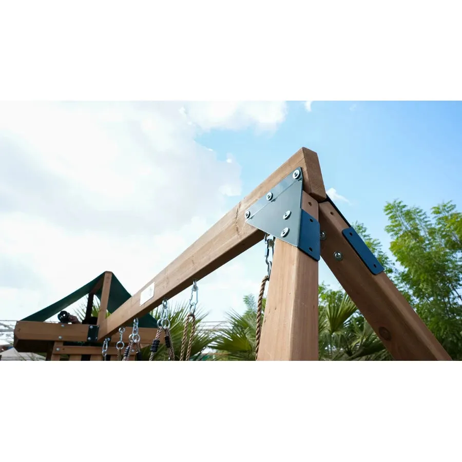 Dynamic Sports Arabian Baboon Wooden Swing Set