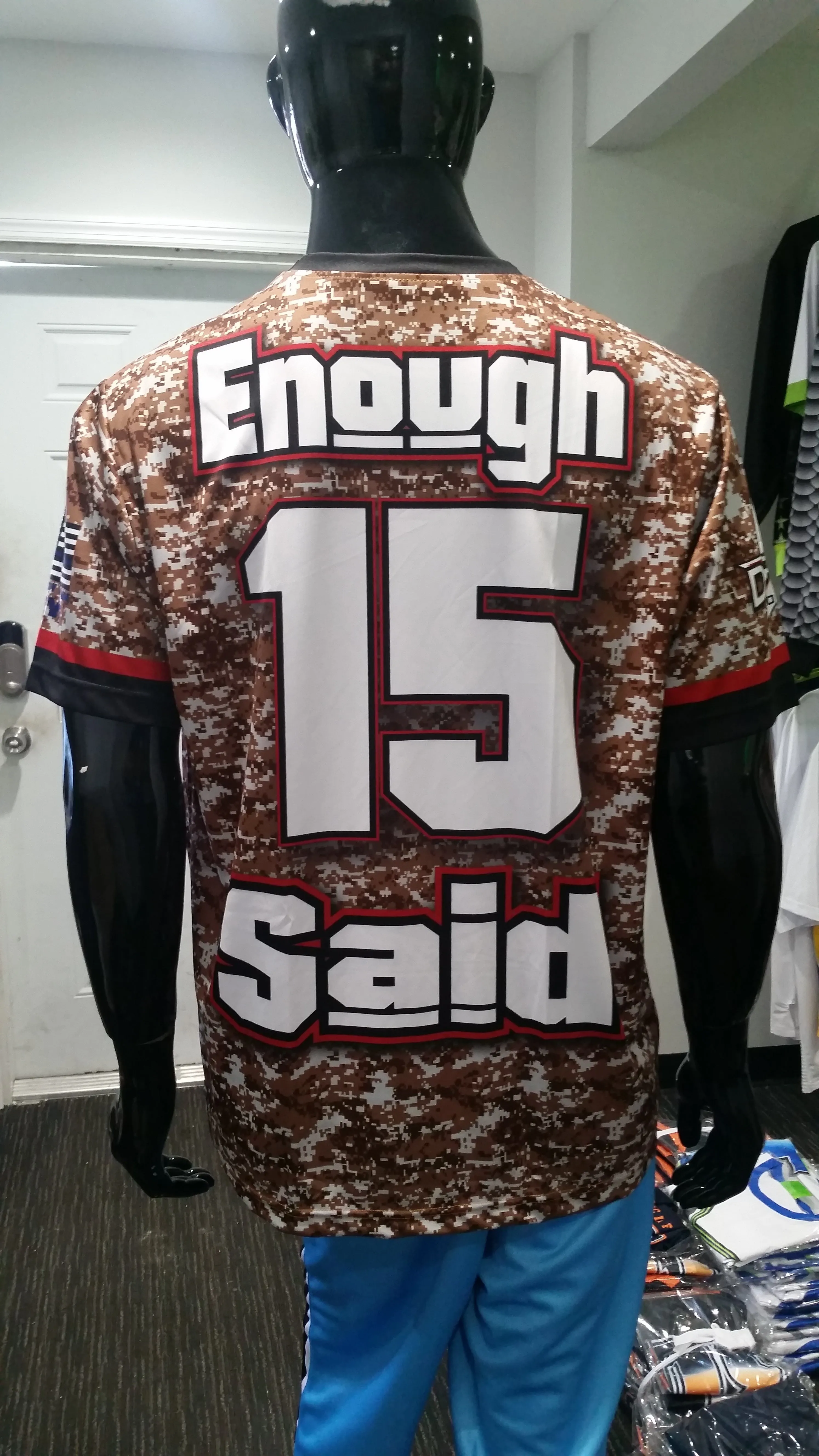 Enough Said - Custom Full-Dye Jersey