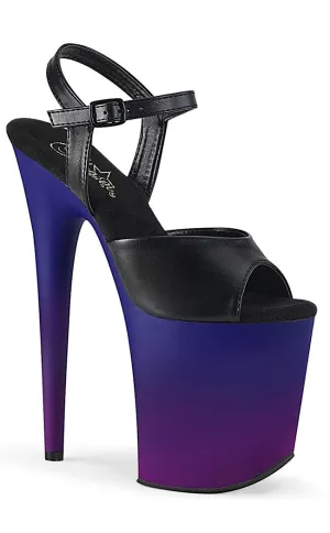 FLAMINGO-809BP Blue-Purple Platform Heels