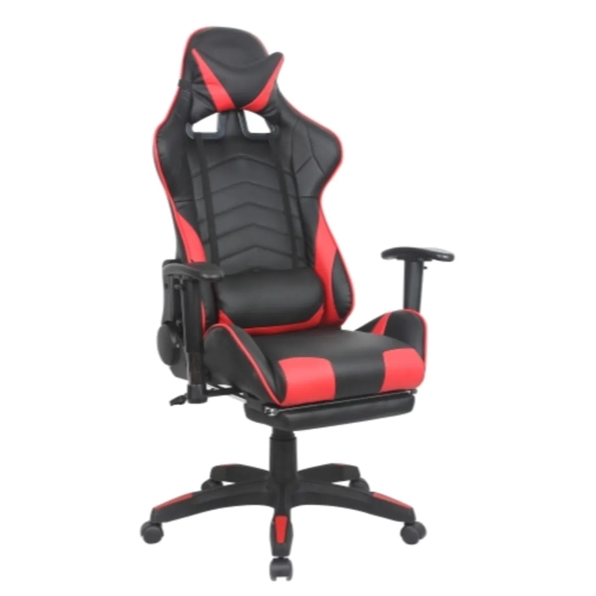 FOOTREST SERIES/ 310 GAMING CHAIR (BLACK & RED)