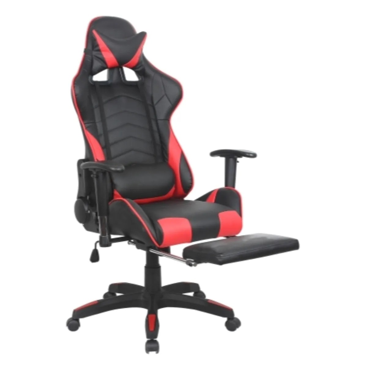 FOOTREST SERIES/ 310 GAMING CHAIR (BLACK & RED)