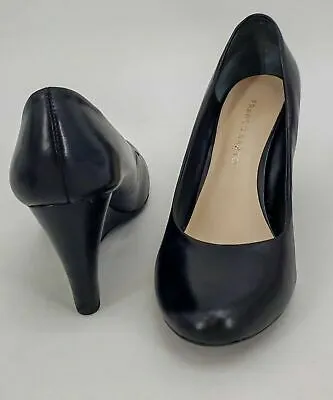 Franco Sarto Women Black Wedges US 7.5