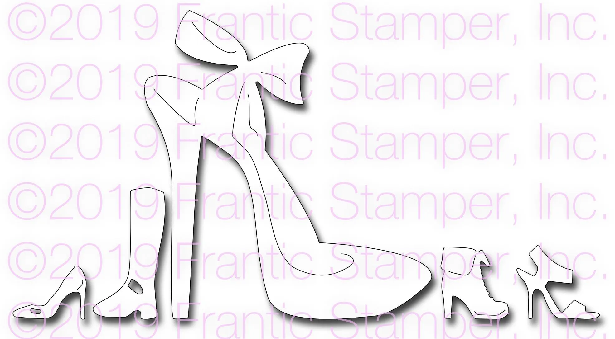 Frantic Stamper Precision Die - Shoe Closet