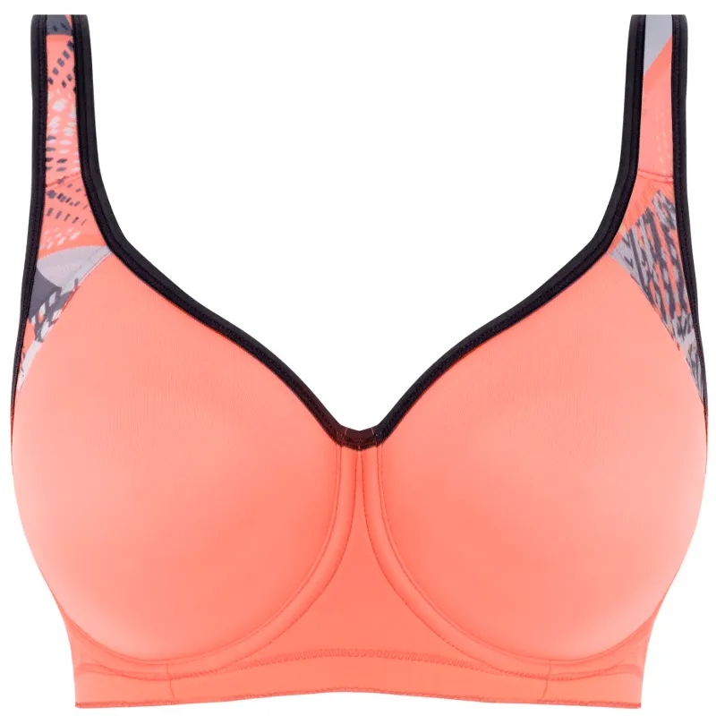 Freya Sonic Moulded Sports Bra Coral