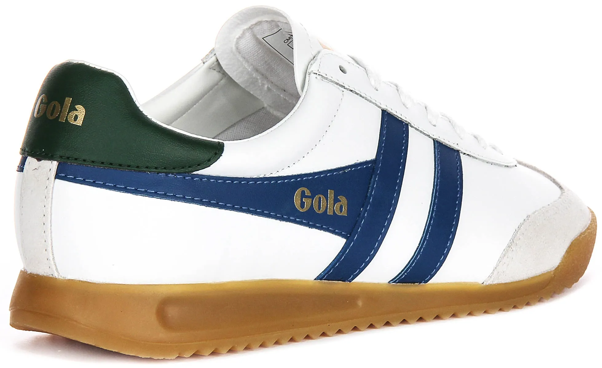 Gola Classics Torpedo Leather In White Navy For Men