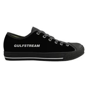 Gulfstream & Text Designed Canvas Shoes (Men)