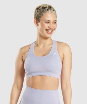 Gymshark Vital Seamless 2.0 Sports Bra - Moonstone Blue Marl