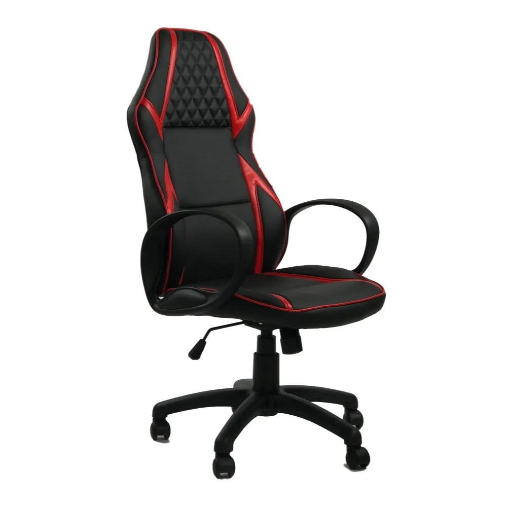 HAWK SERIES/ 1093 GAMING CHAIR (BLACK & RED)