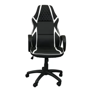 HAWK SERIES/ 1093 GAMING CHAIR (WHITE & BLACK)