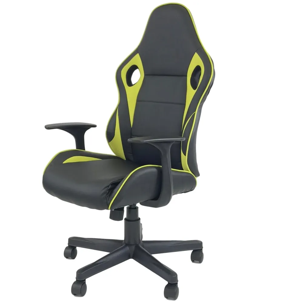 HAWK SERIES/ 1107 GAMING CHAIR (BLACK & RED)