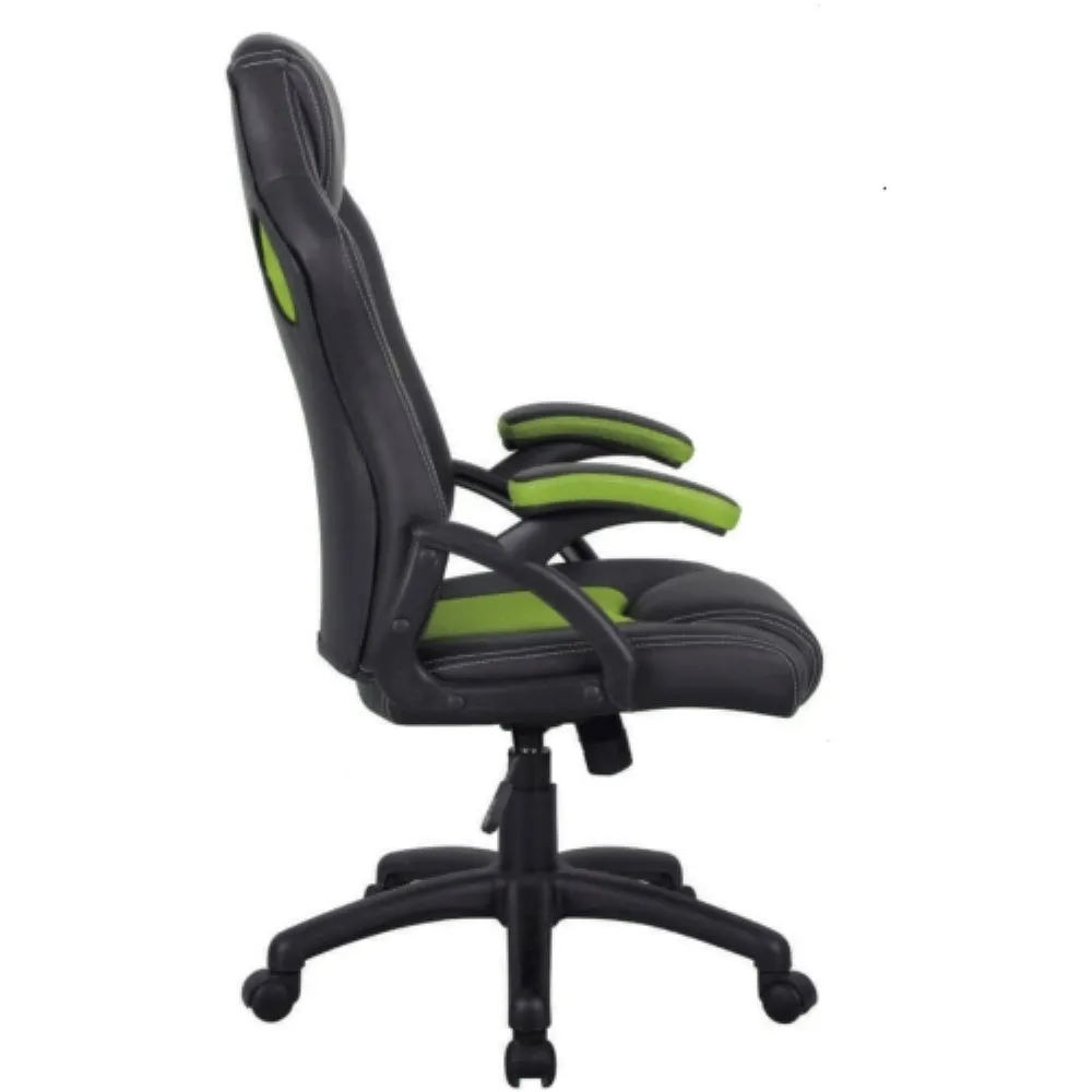 HAWK SERIES/ 4507 GAMING CHAIR (BLACK & GREEN)