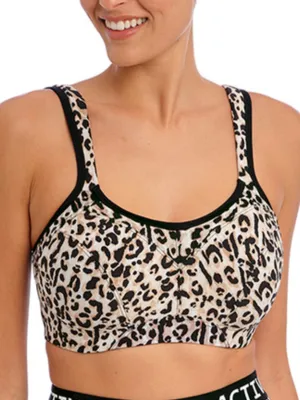 High-Octane Sports Bra - Pure Leopard