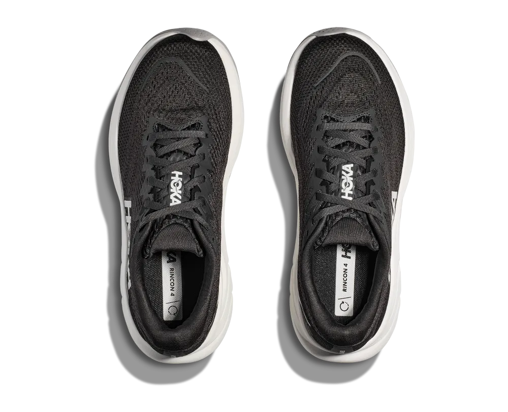 'HOKA' Men's Rincon 4 - Black / White