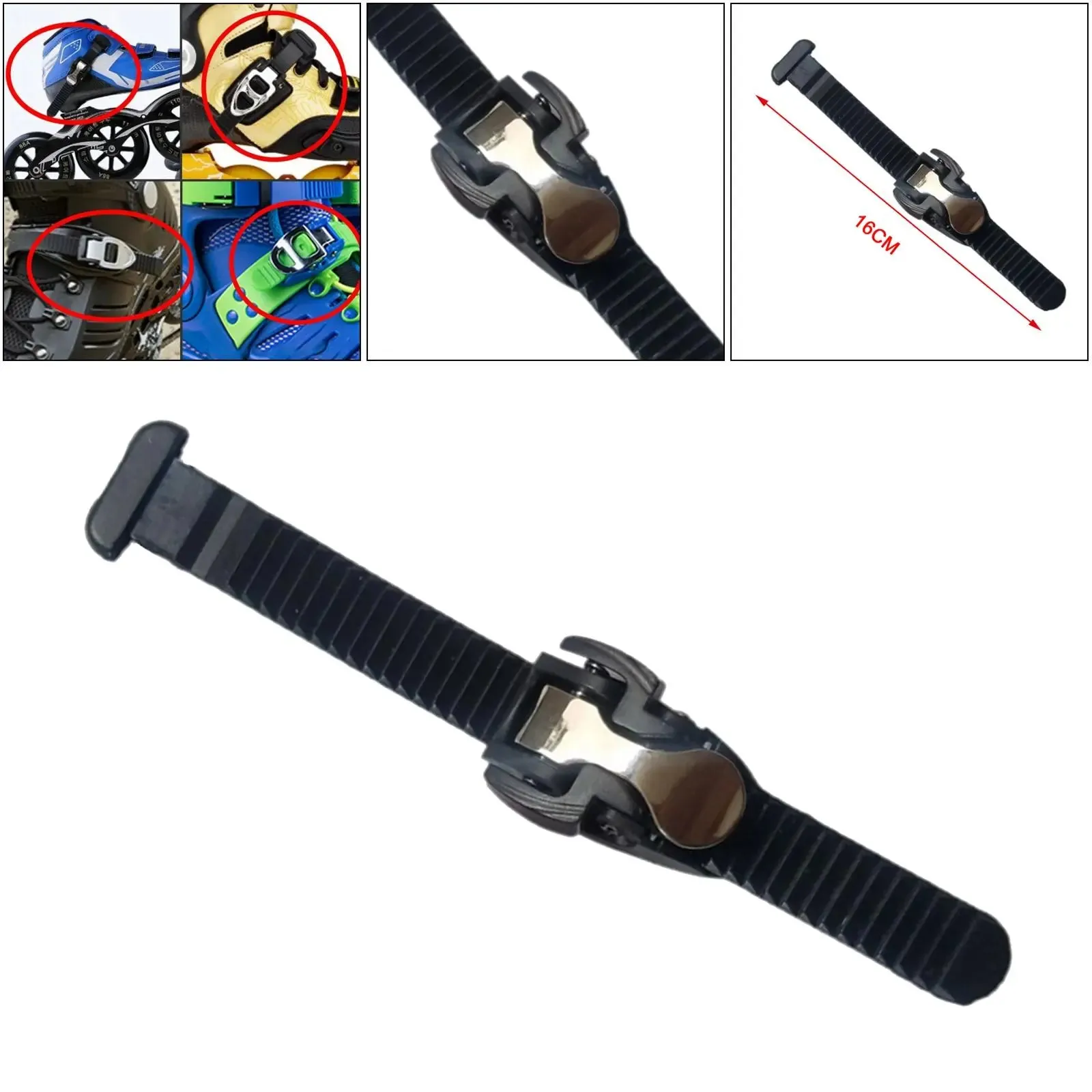 Inline Skate Shoes   Straps with Buckle Roller Skates Accessories  Fasten Tie Parts for Kids Adults Outdoor Skating