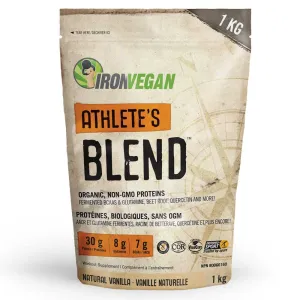 IronVegan Athlete's Blend Protein - Natural Vanilla (1KG)