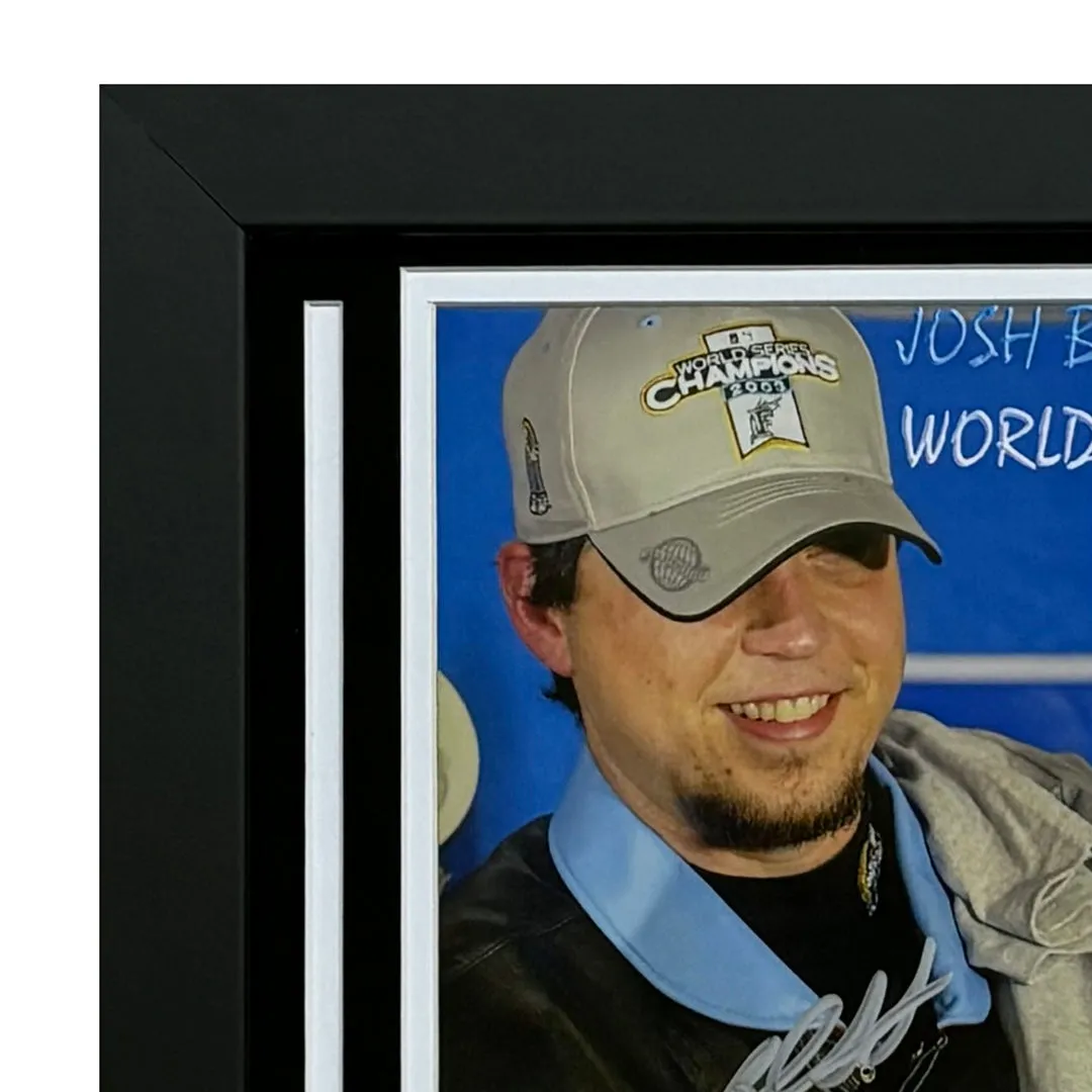 Josh Beckett World Series MVP Hand Signed & Framed 8x10 Photo