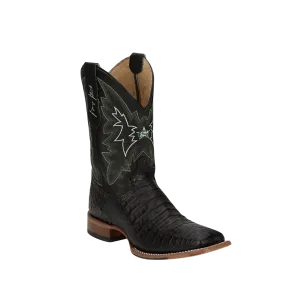 Justin Men's Haggard Exotic Caiman Western Square Toe Boot