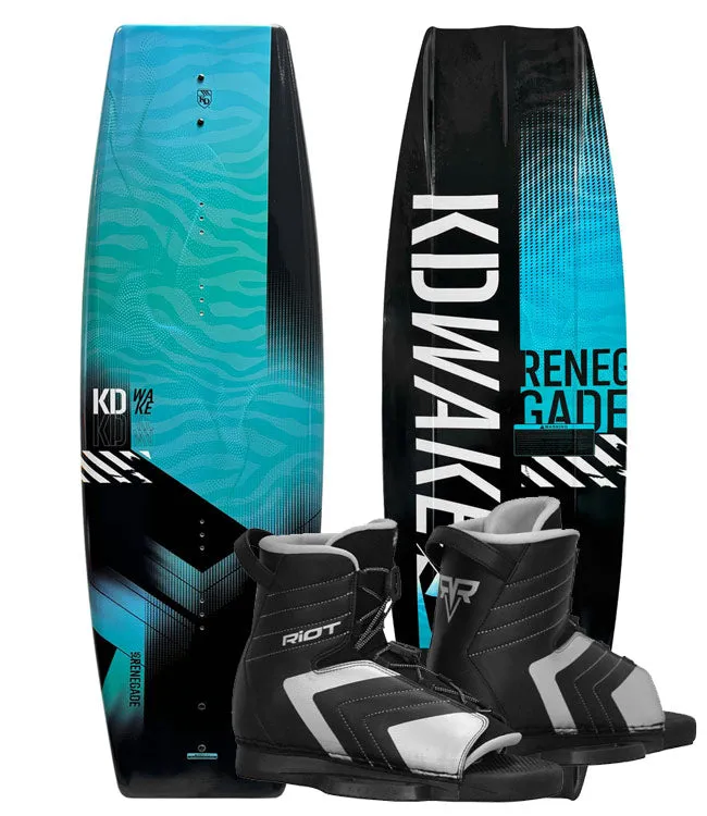 KD Renegade Wakeboard Package with Riot Boots (2025)