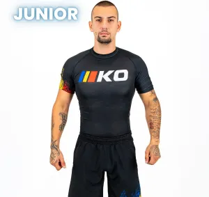 Knockout V2 Kids Rashguard- Short Sleeve