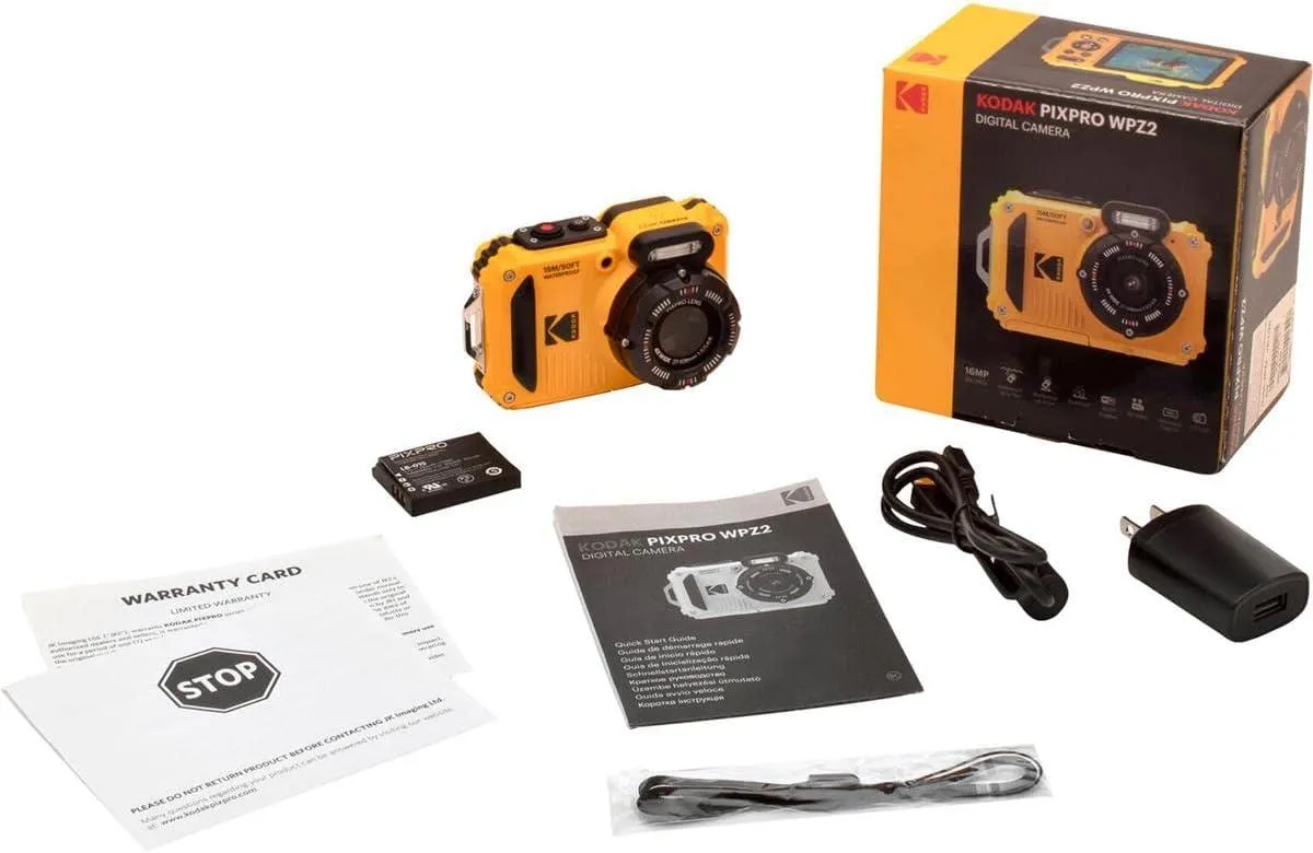 KODAK PIXPRO WPZ2 Rugged Waterproof WiFi Digital Camera 16MP.