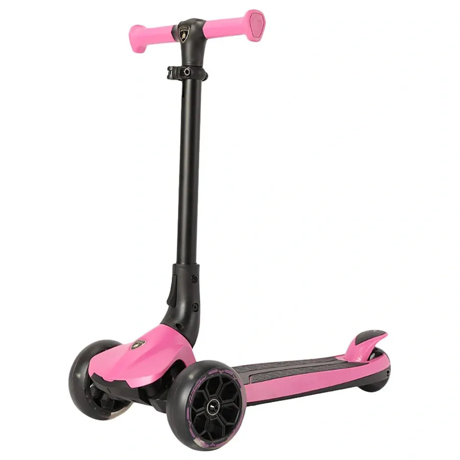 Lamborghini 3 Wheel Kids Scooter (Pink)