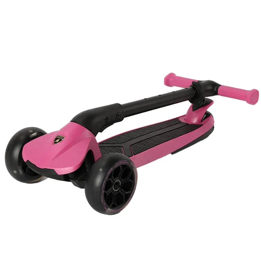 Lamborghini 3 Wheel Kids Scooter (Pink)