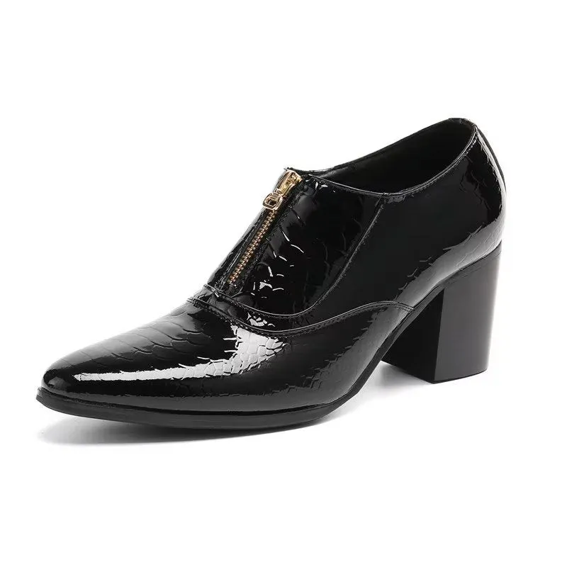 LeatherLux Elegance Pointed Toe Dress Shoes