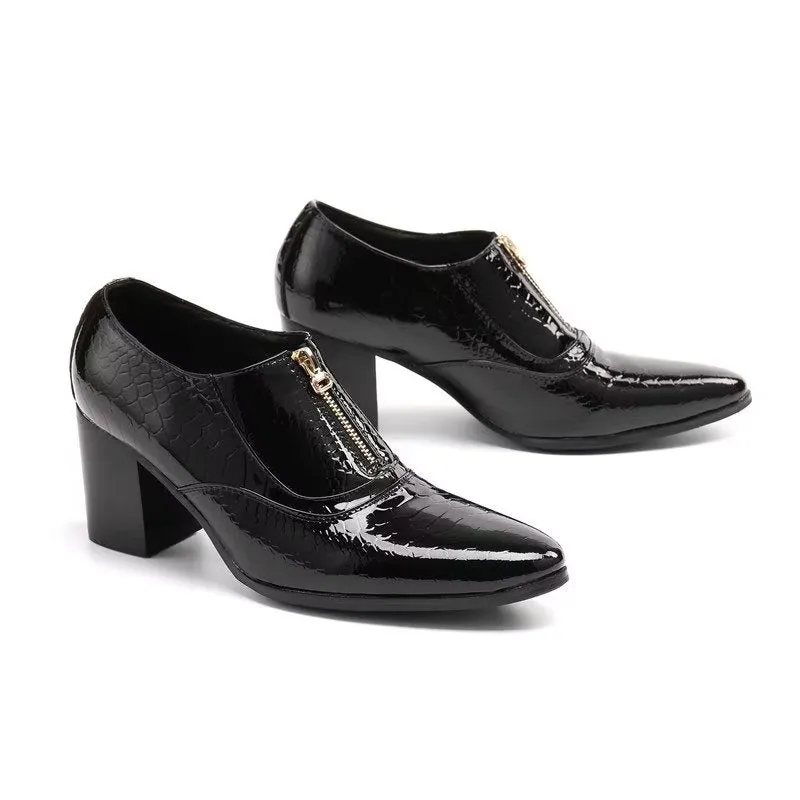 LeatherLux Elegance Pointed Toe Dress Shoes