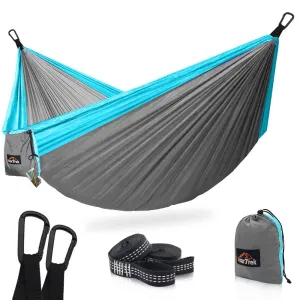 Light Blue Camping Hammock - AnorTrek