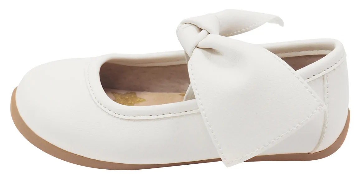 Livie & Luca Halley Girl's Mary Jane, Bright White