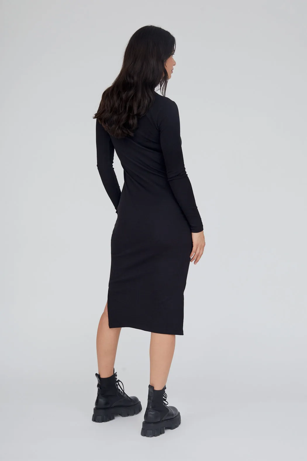 Ludmilla Long Dress - Black