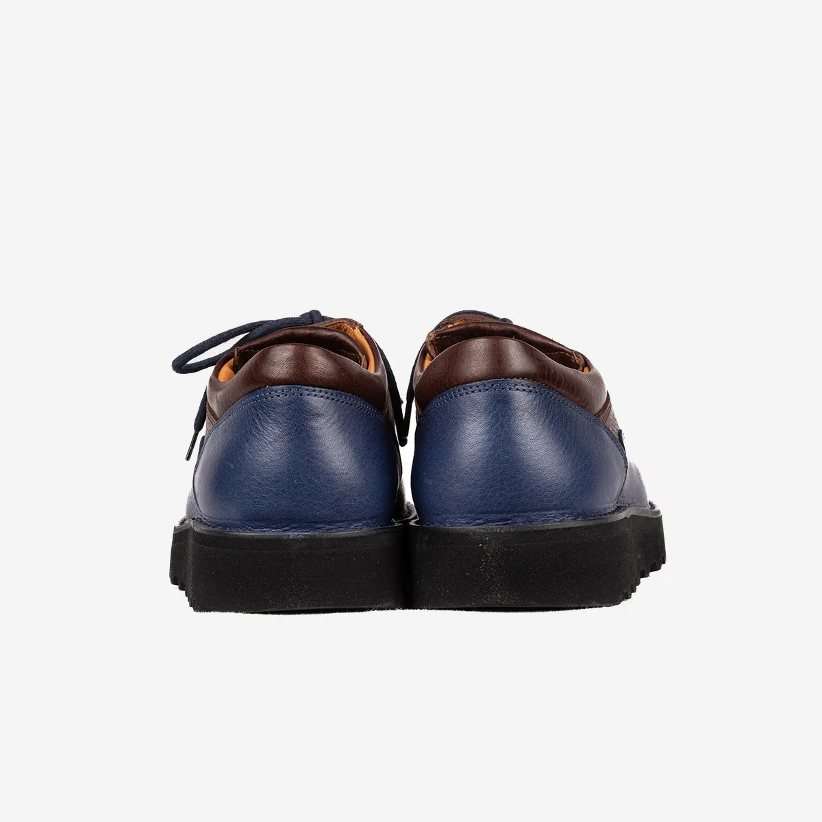 MA187 Magnifico Leather Shoes - Brown/Blue