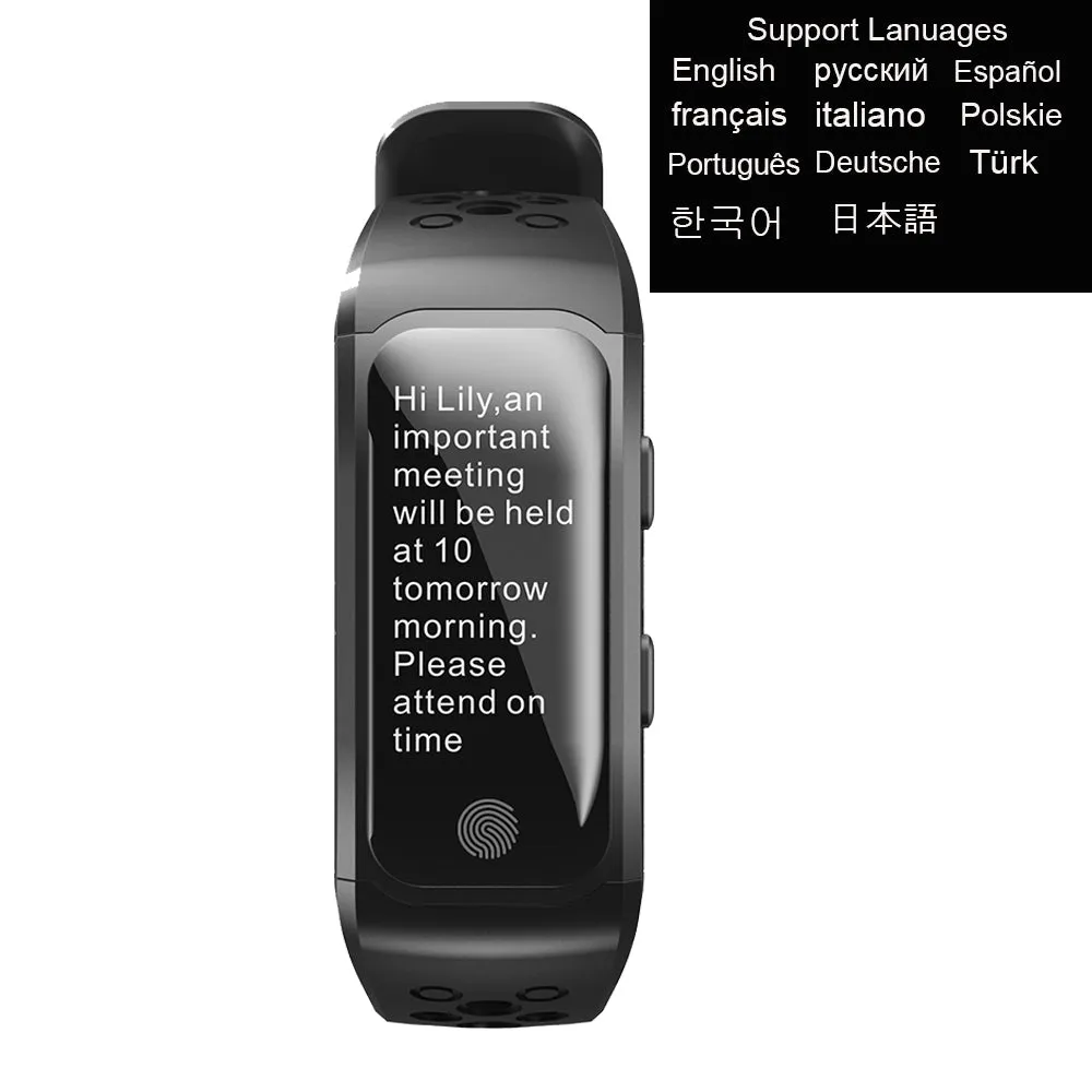 Makibes G03 Smart Bracelet IP68 Waterproof Smart Band Heart Rate Monitor Call Reminder GPS chip S908 Sports Bracelet