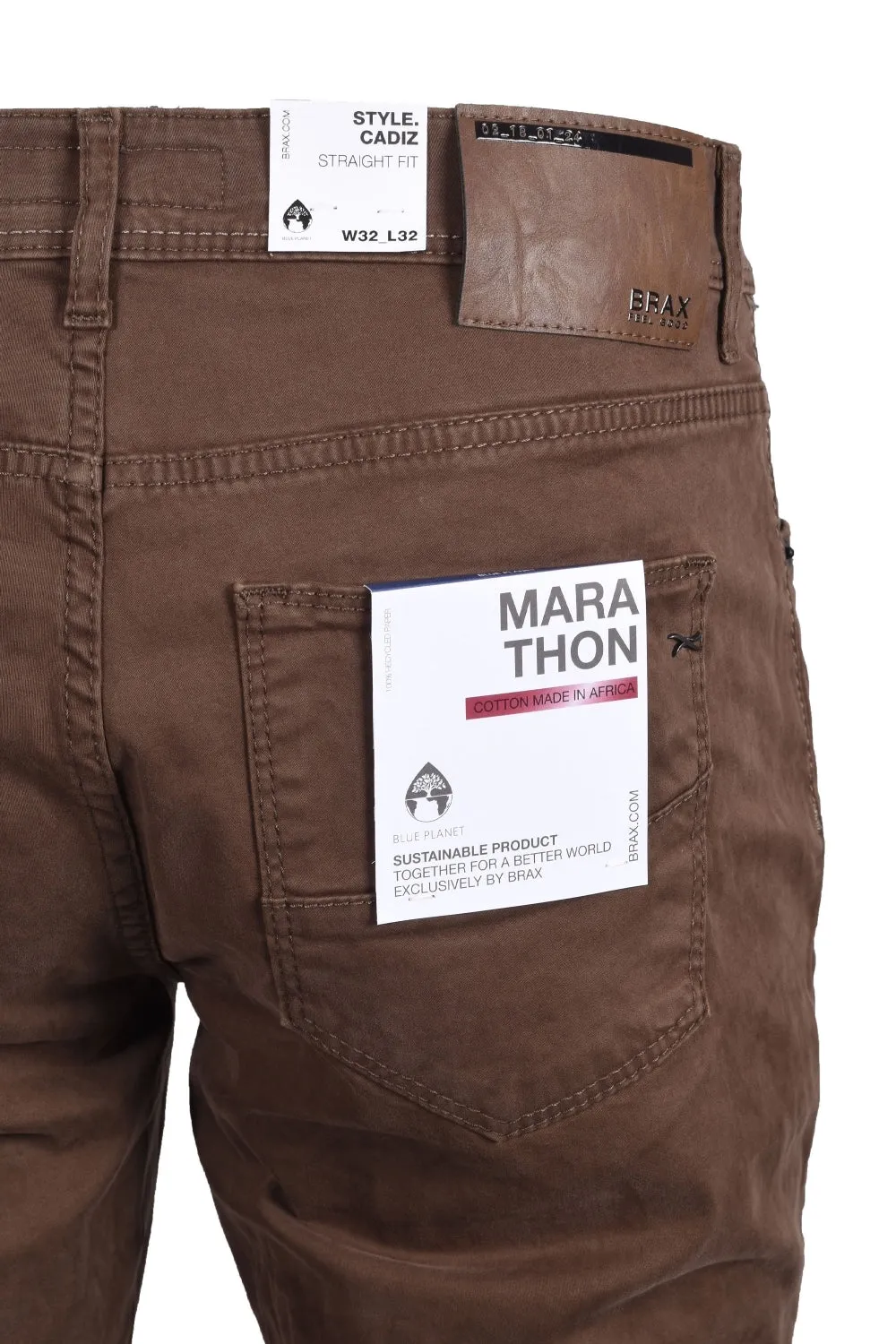 Marathon: Five-Pocket Pants in Straight Fit