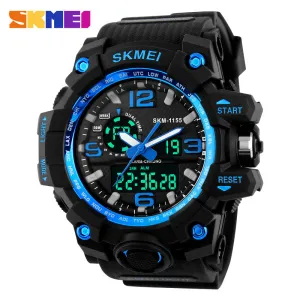 Men's Ultra Tough Waterproof Digital and Analog Sports Watch Multiple Colors Available