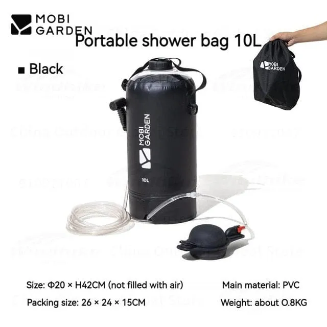 MOBI GARDEN Portable Outdoor Shower Bag